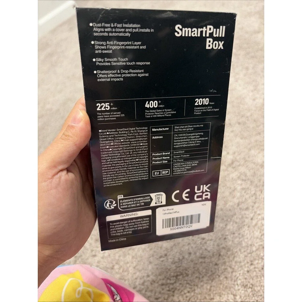 Smart Devil Smart Pull Box Screen Protector For Iphone 13 Pro Max/ 14 Plus